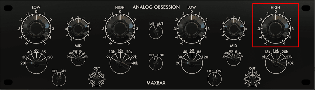 high frequincy maxbax eq by analog obsession