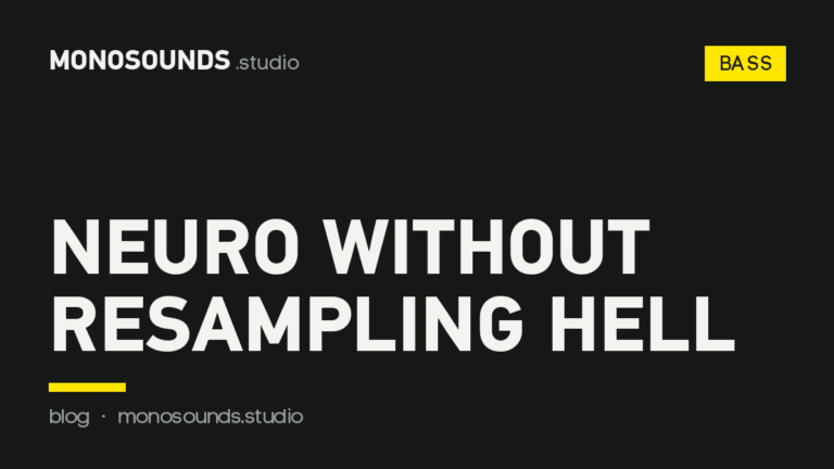 Neuro Bass in Serum 2 Without Resampling Hell