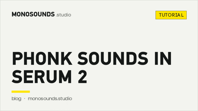 How to Make Phonk Sounds in Serum 2 (Cowbell, Bass, Leads)