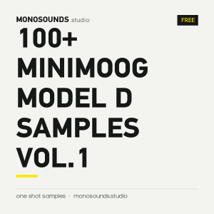 100+ Minimoog Model D Samples Vol.1