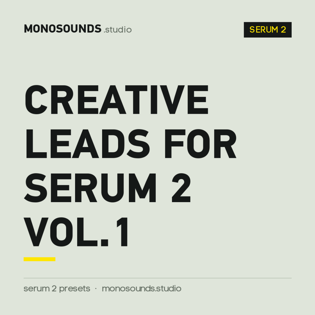 Creative Leads for Serum 2 Vol.1