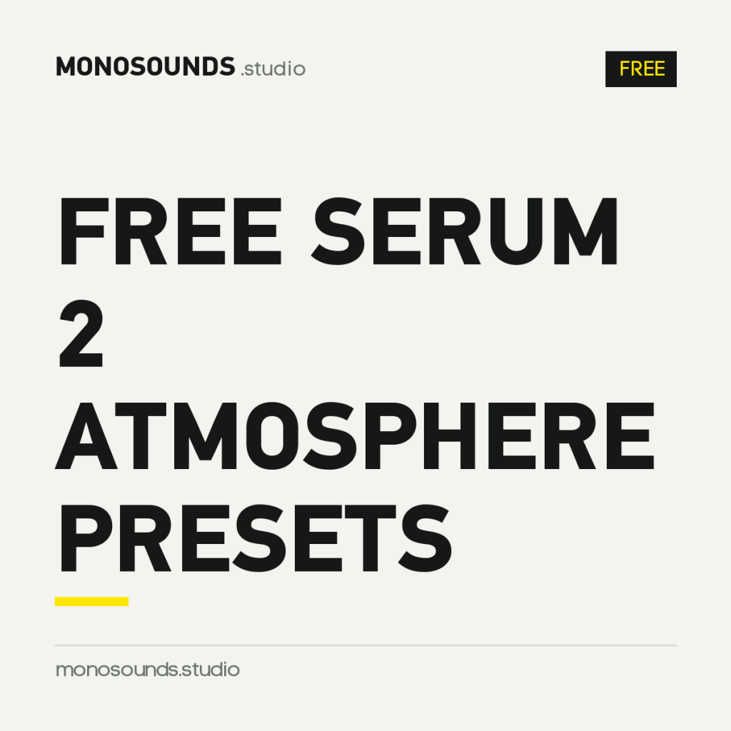 Free Serum 2 Atmosphere Presets