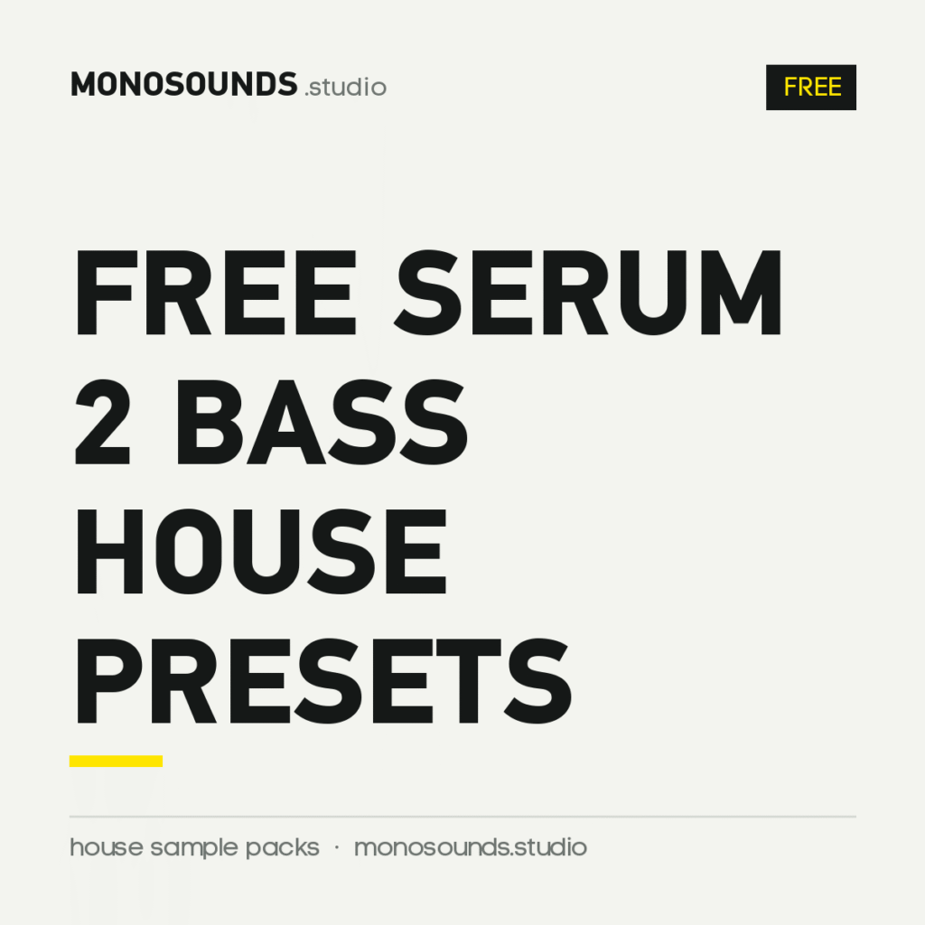 Free Serum 2 Bass House Presets