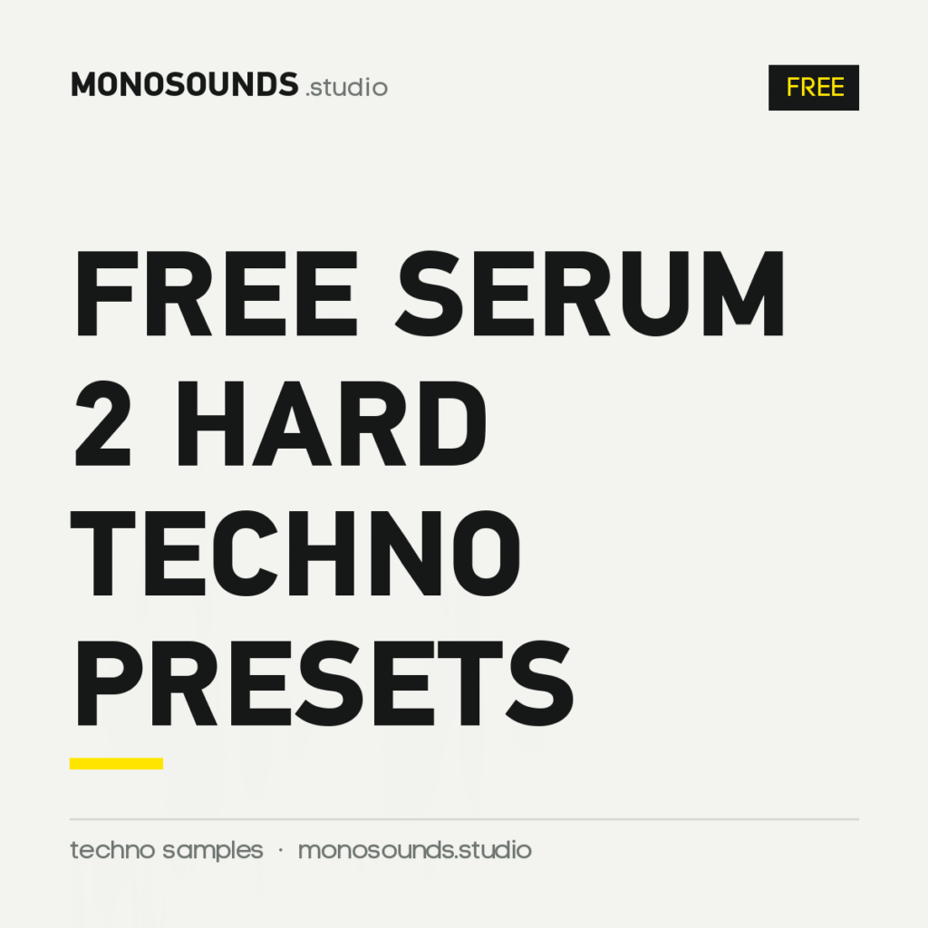 Free Serum 2 Hard Techno Presets