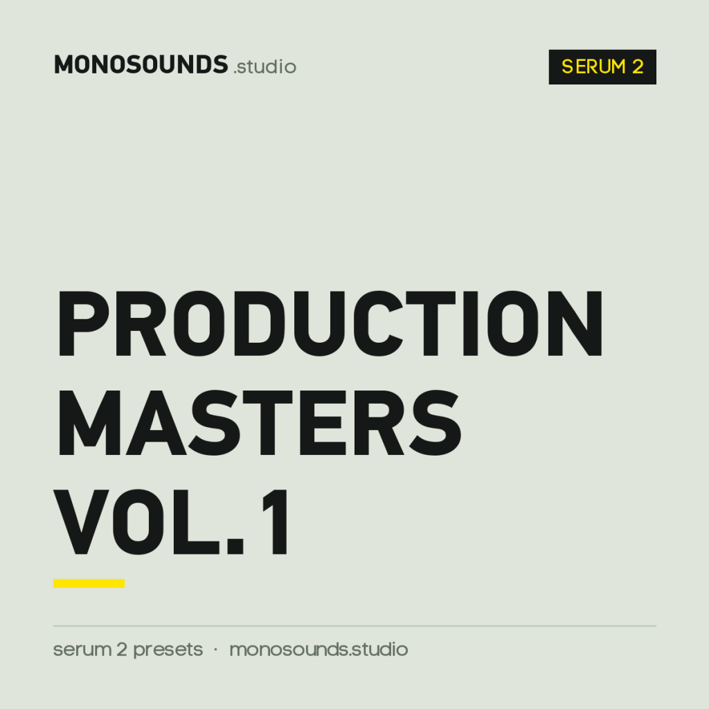 Xfer Serum 2 Pop presets - Production Masters Vol.1