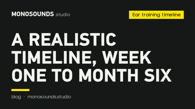 A realistic timeline, week one to month six