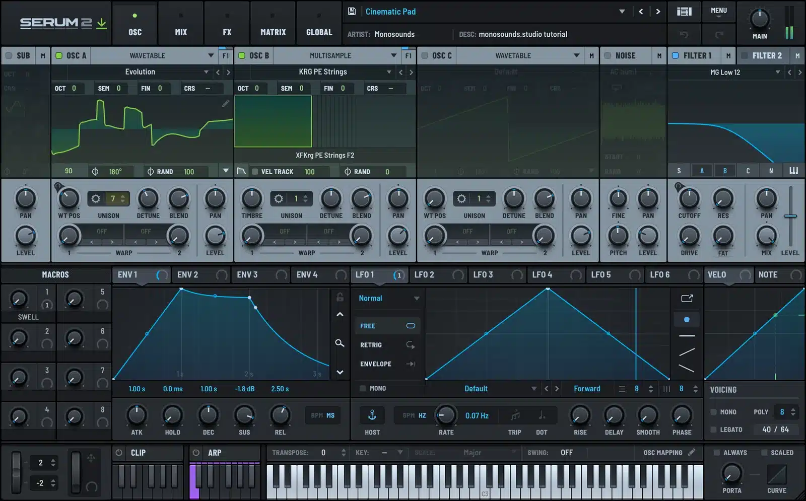 Serum 2 main page