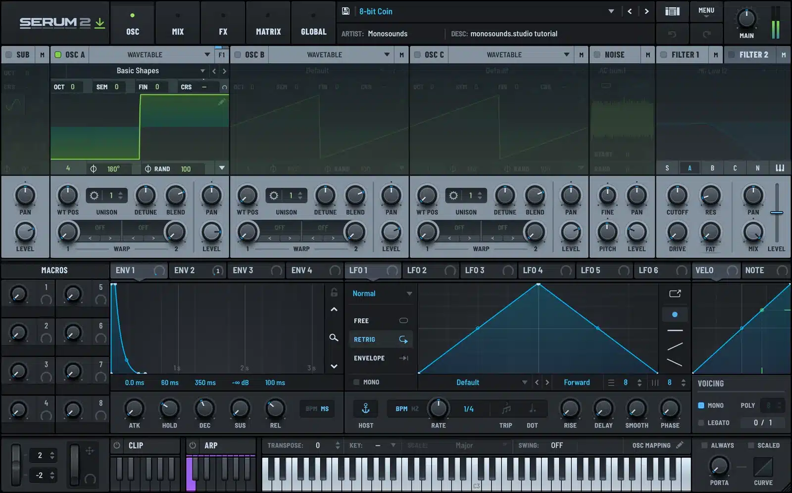 Serum 2 8-bit coin patch