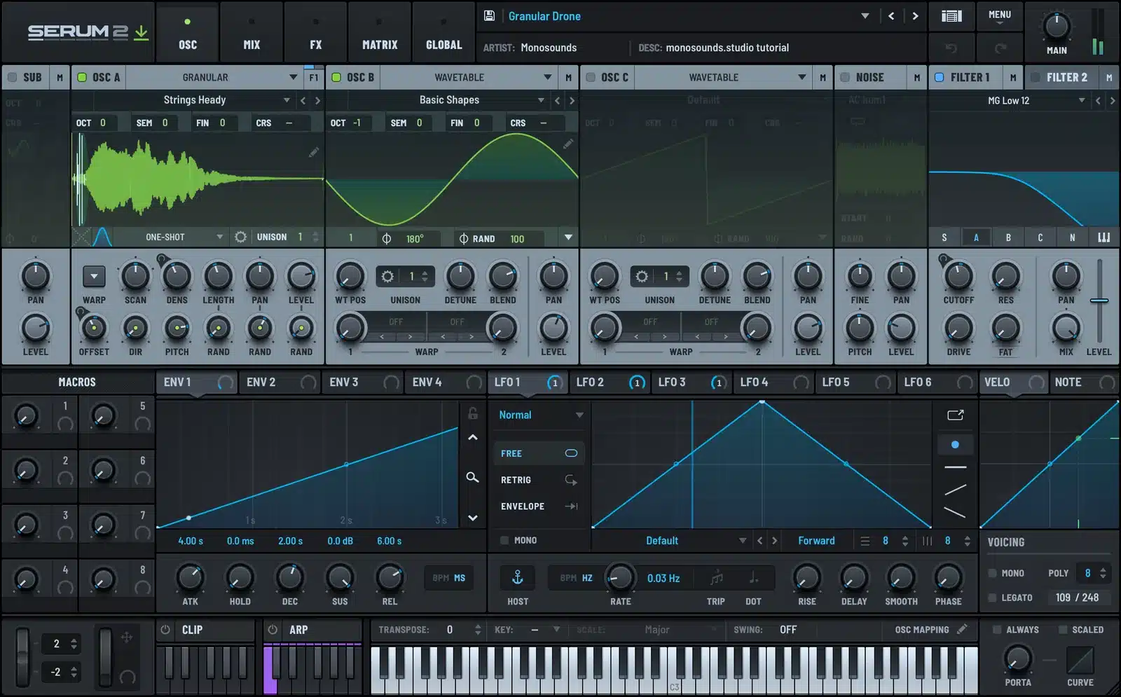Serum 2 granular drone patch