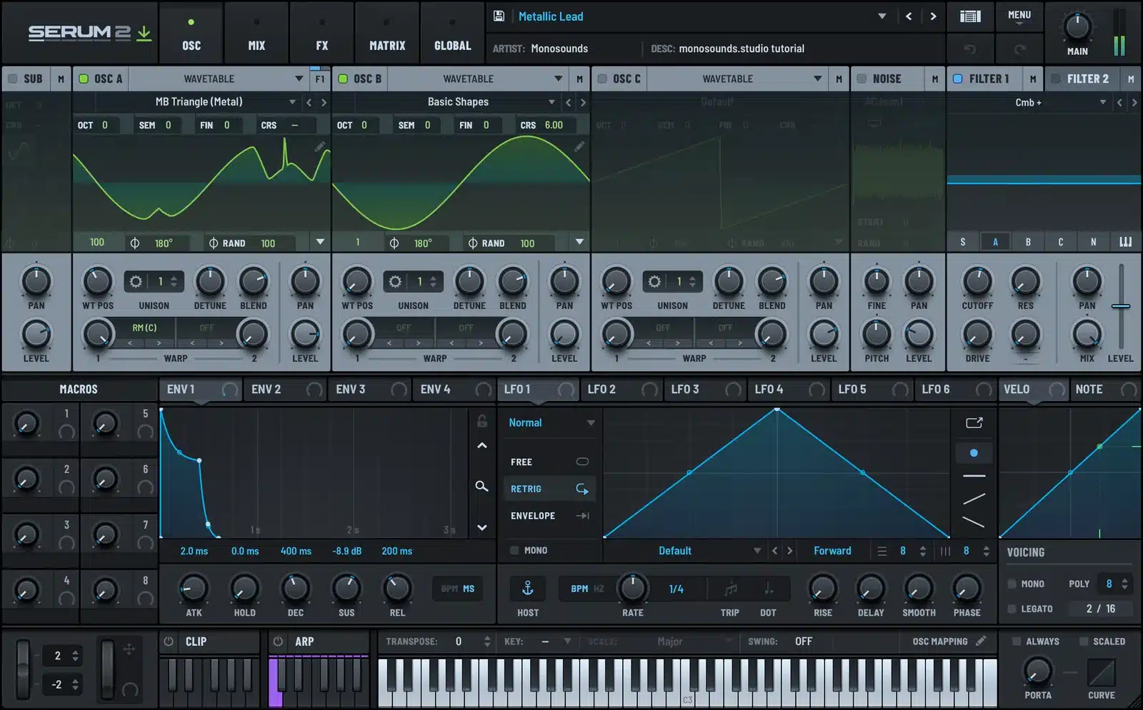 Serum 2 metallic lead patch