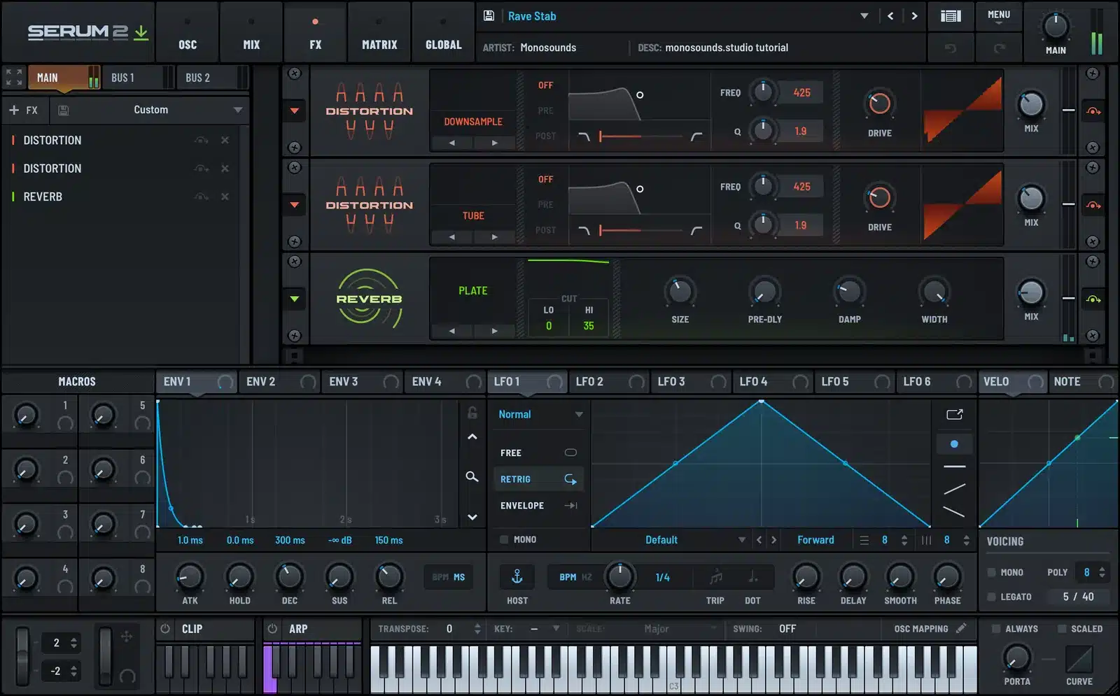 Serum 2 rave stab FX