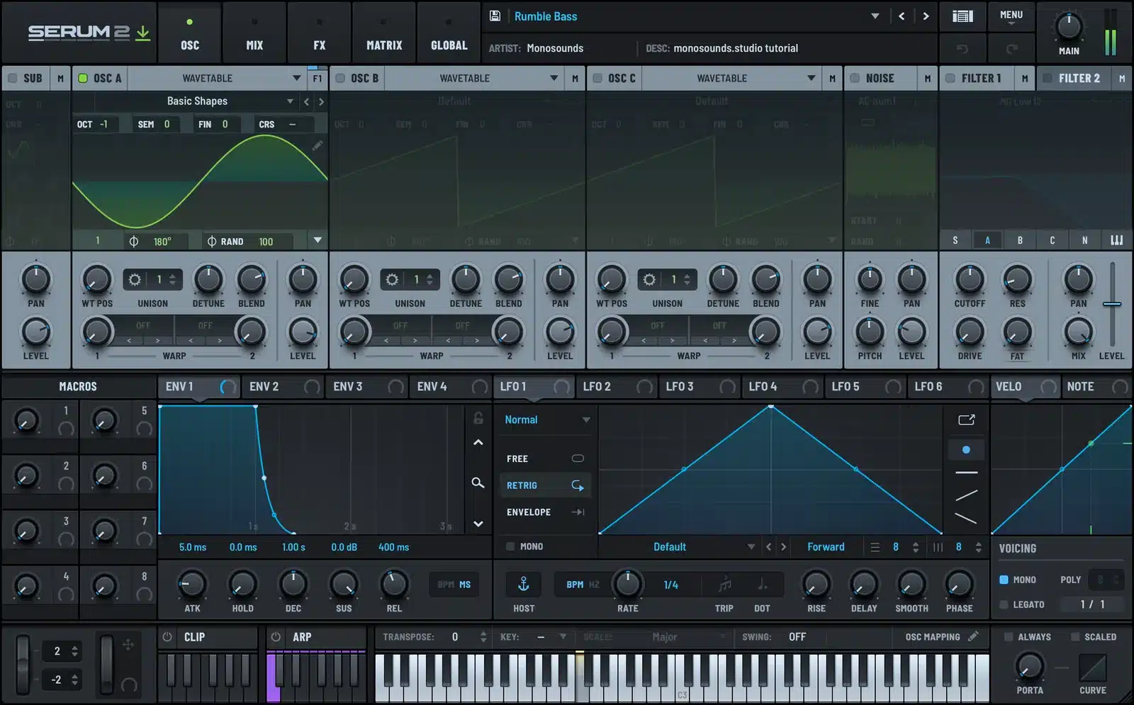 Serum 2 rumble bass patch