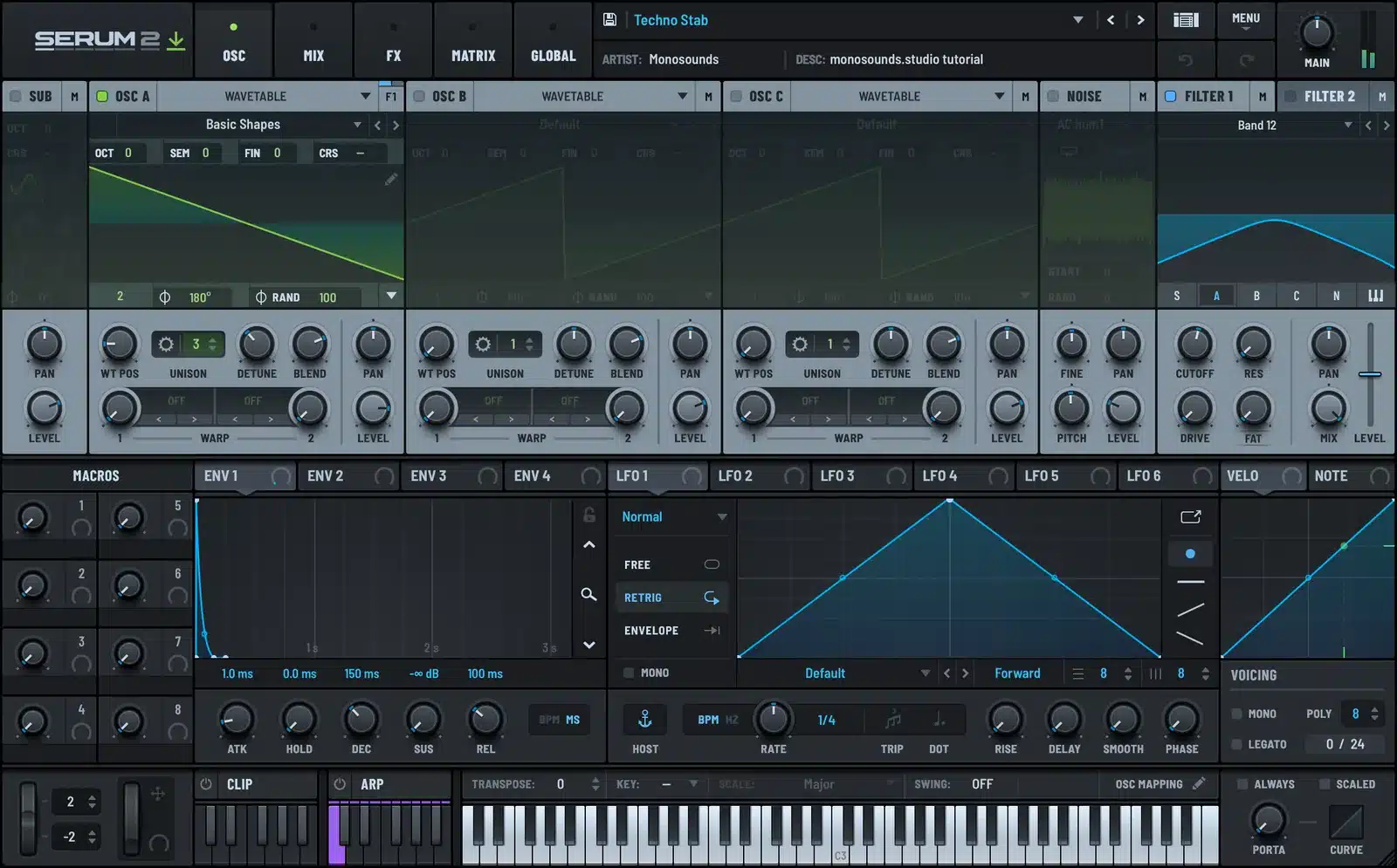 Serum 2 techno stab patch