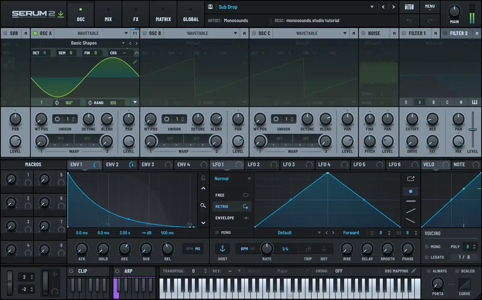 Serum 2 sub drop patch