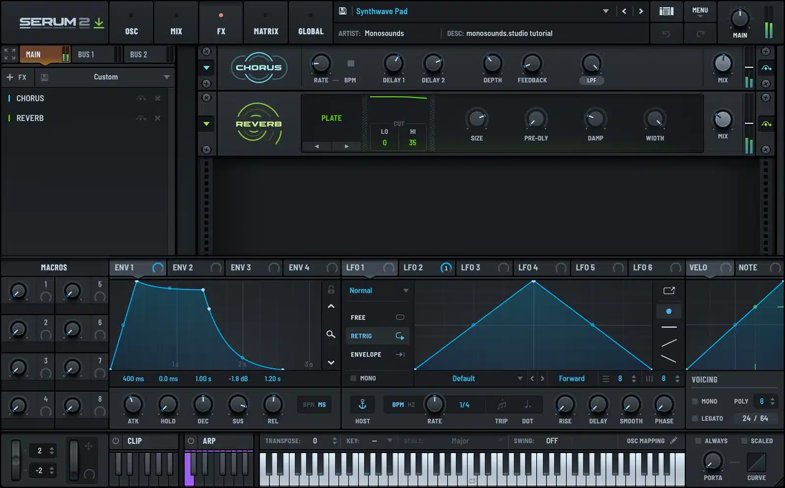 Serum 2 chorus FX