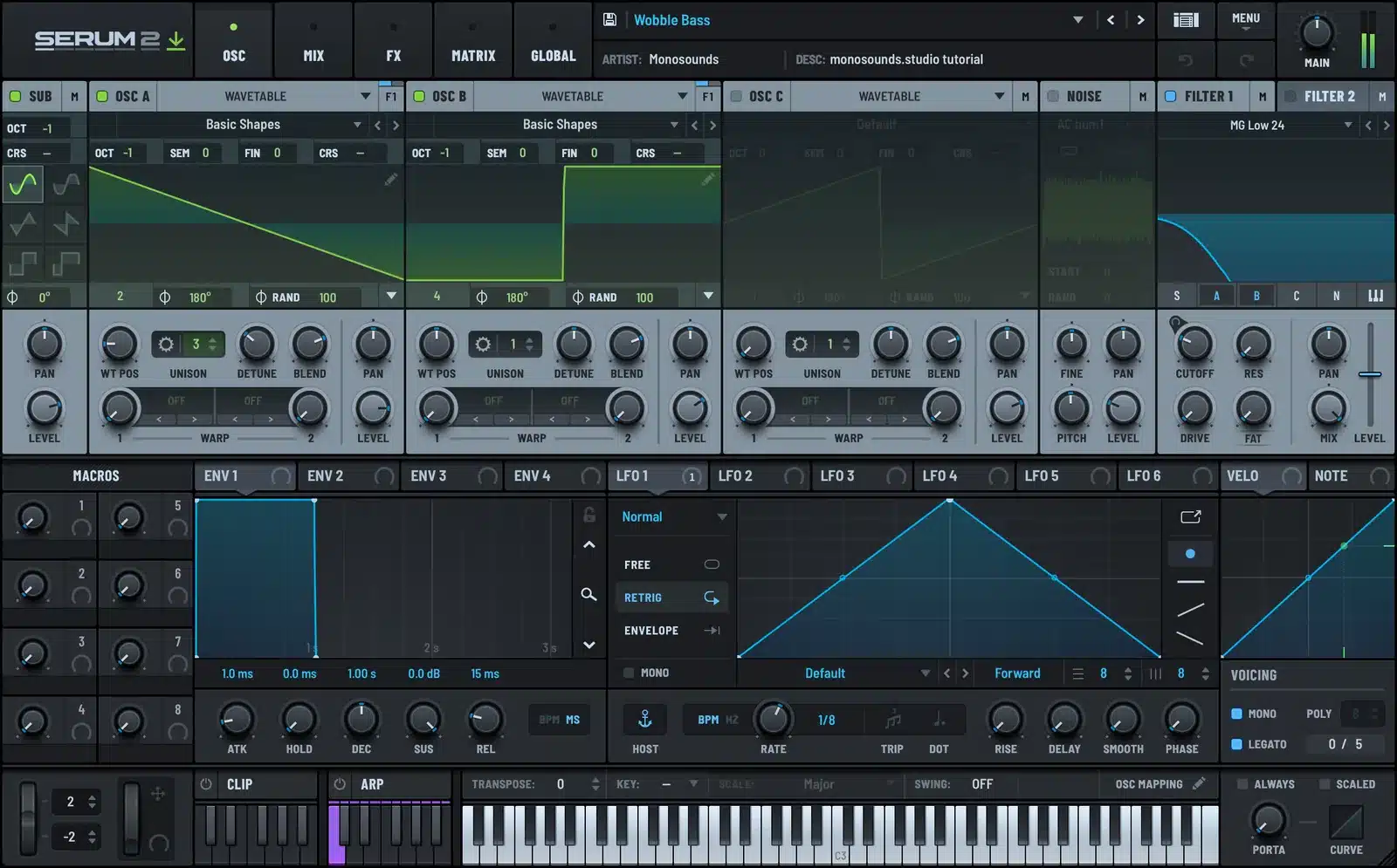 Serum 2 wobble bass patch